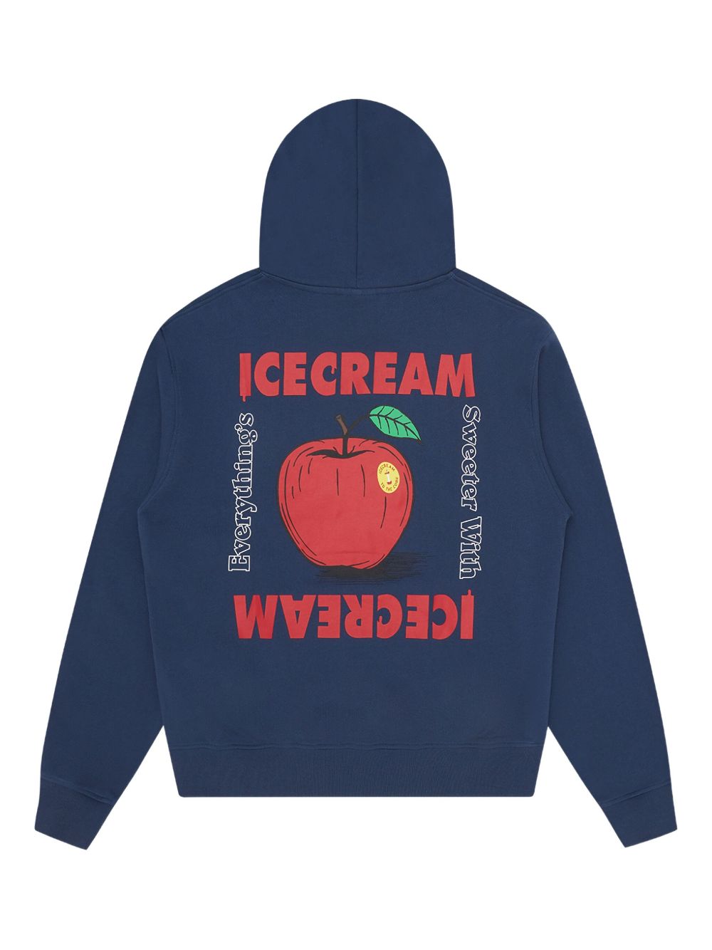 kangaroo-embroidered hoodie