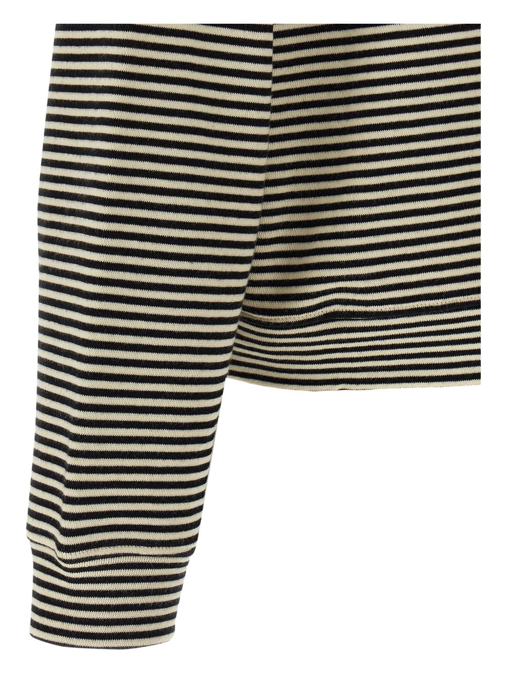 striped cotton sweatshirt