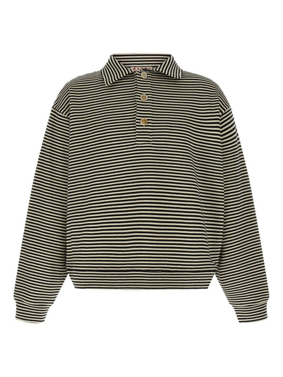 Striped Cotton Sweatshirt