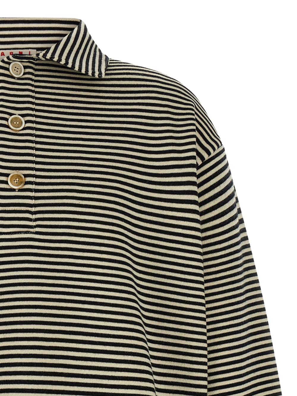 striped cotton sweatshirt