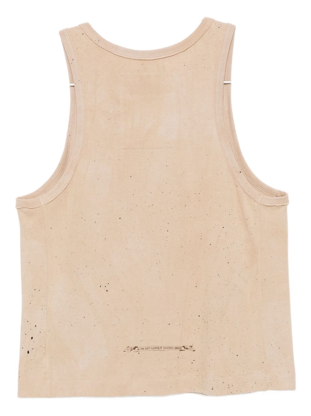 graphic-print vest