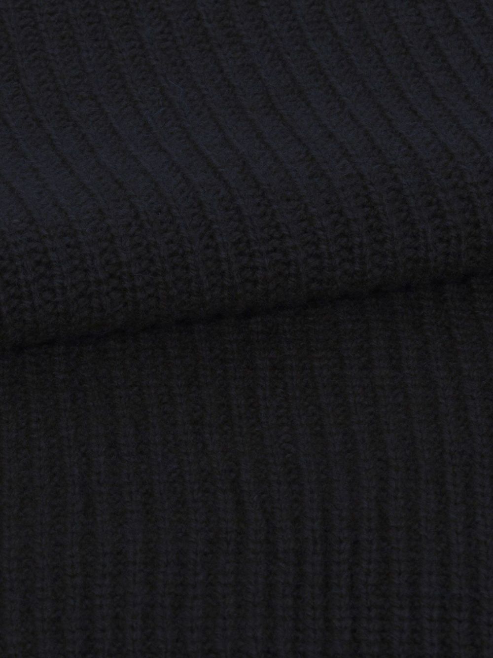 Mallam ribbed zip-up sweater
