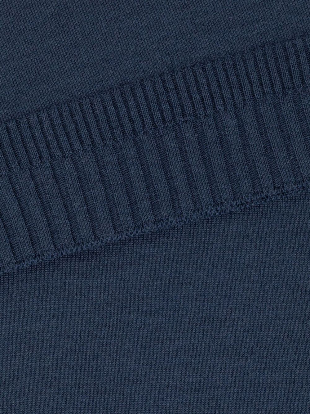 short-sleeved merino-wool polo shirt