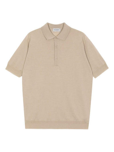Short-Sleeved Merino-Wool Polo Shirt