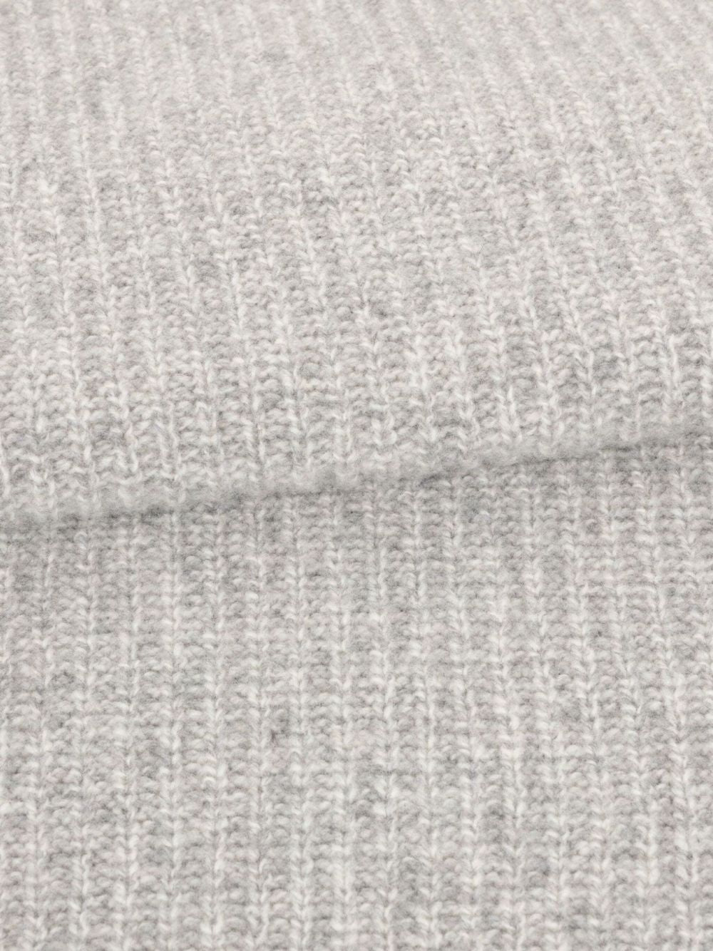Mallam ribbed zip-up sweater