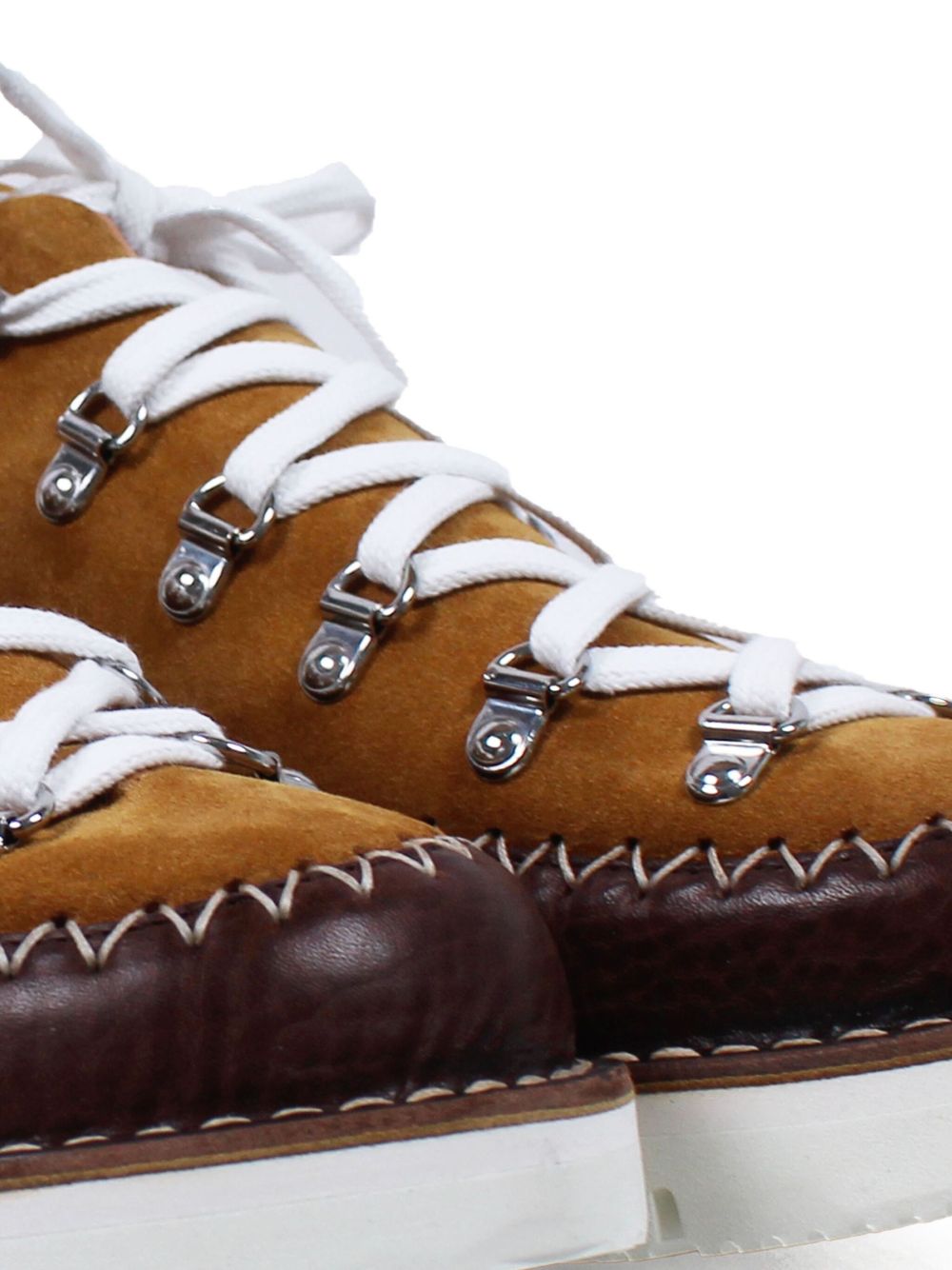 leather lace-up boots
