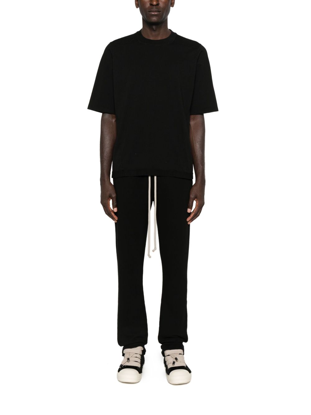 drawstring cotton trousers