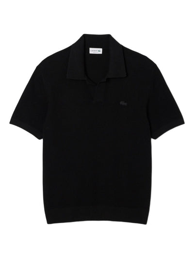 Short-Sleeve Polo Sweater