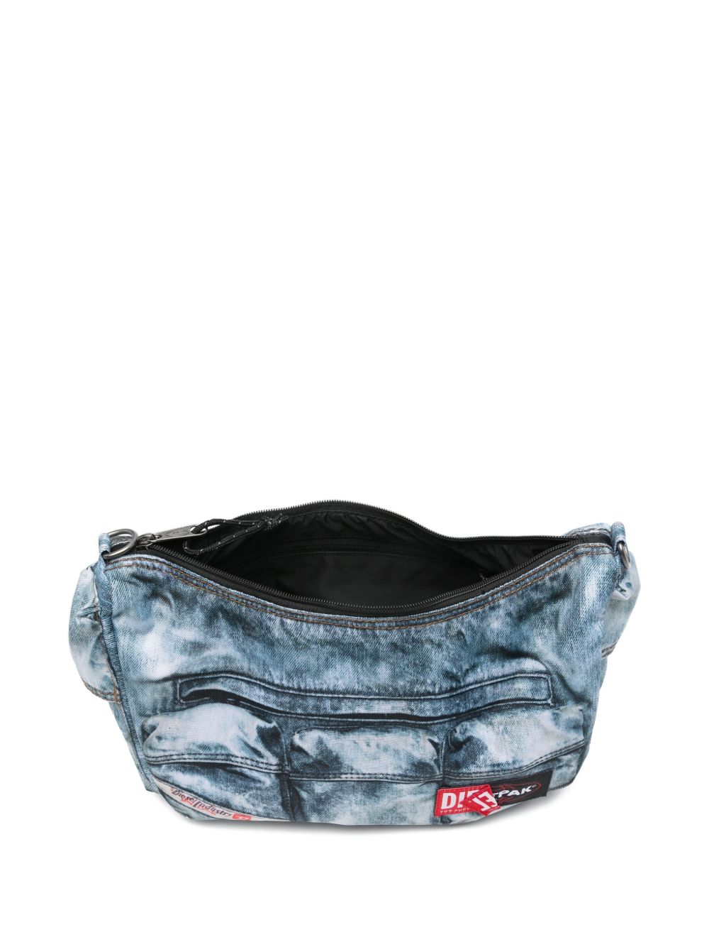 x Diesel denim-effect shoulder bag