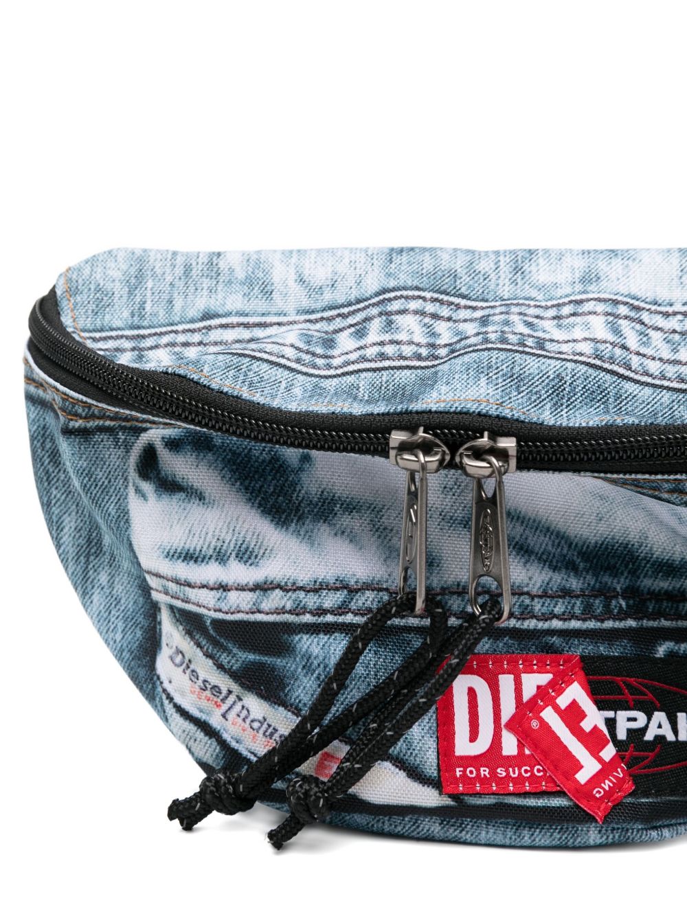 x Diesel denim-print belt bag