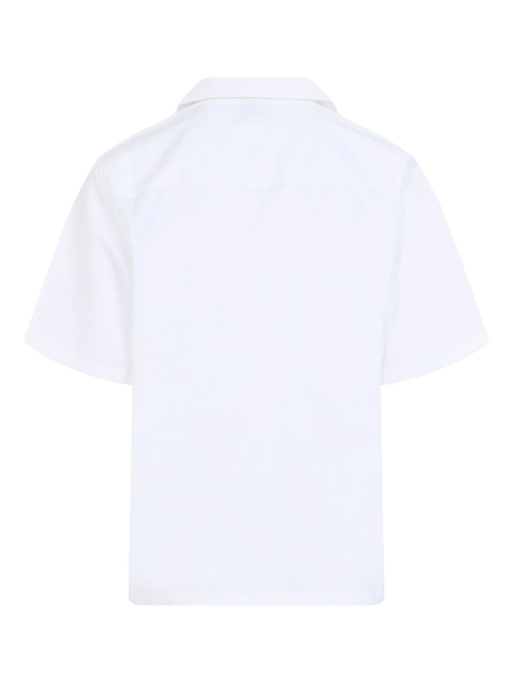 logo-embroidered shirt