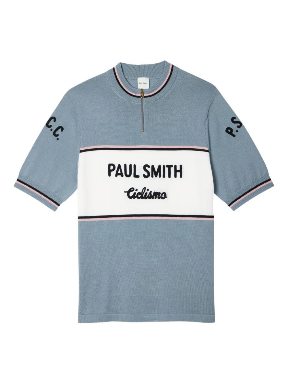 cycling-panel wool sweater
