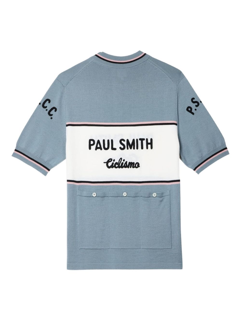 cycling-panel wool sweater