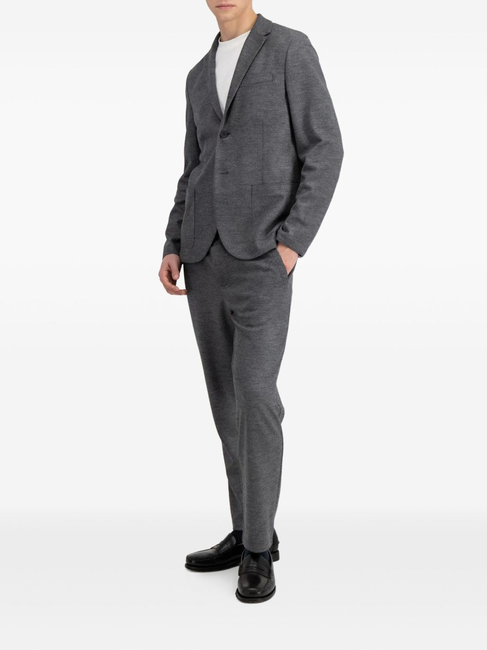 two-button wool blazer