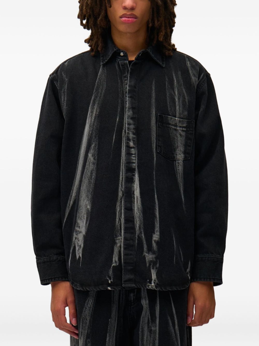 tie-dye cotton shirt