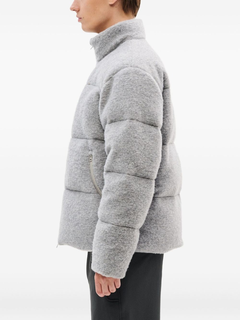 high-neck padded jacket