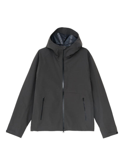 Hooded Zip-Front Jacket