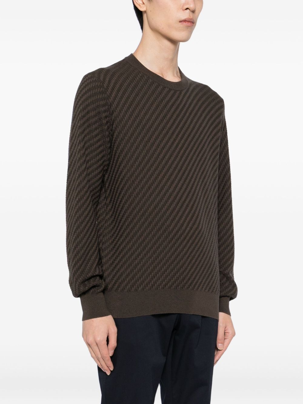 round-neck sweater