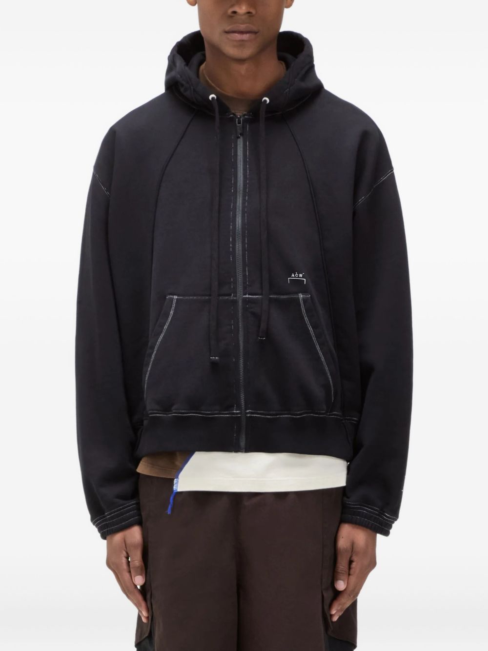 zip-up hoodie