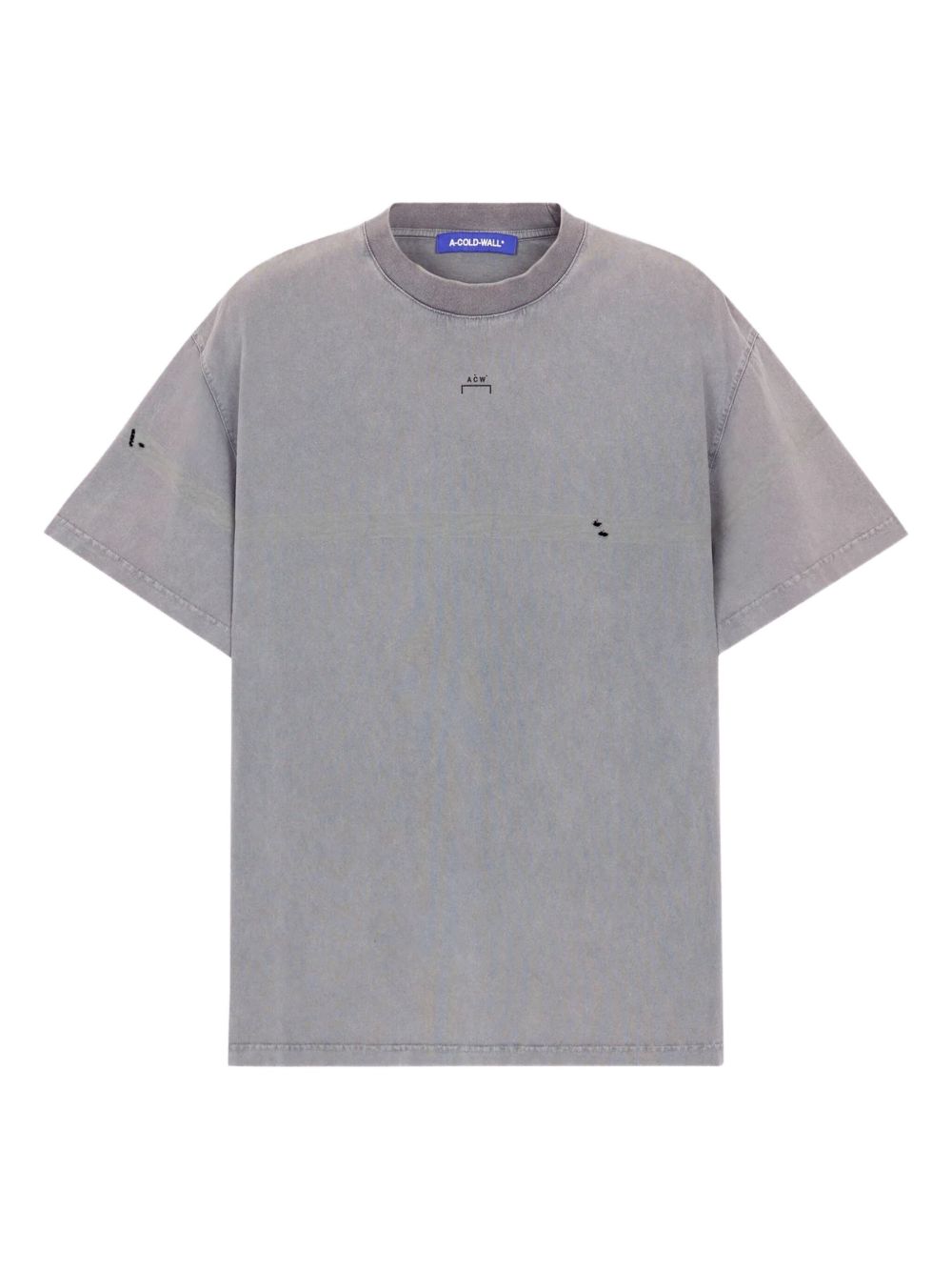 distressed cotton T-shirt