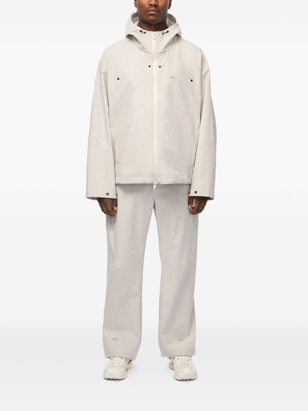 Balfron hooded zip-front jacket