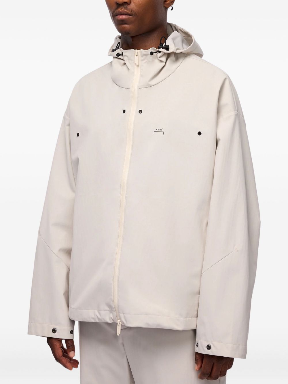 Balfron hooded zip-front jacket