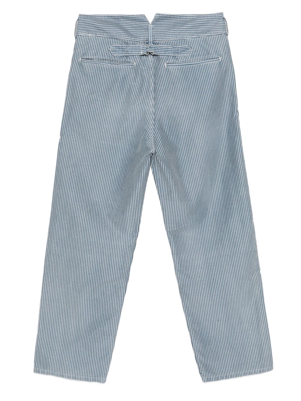 Pastoral striped trousers