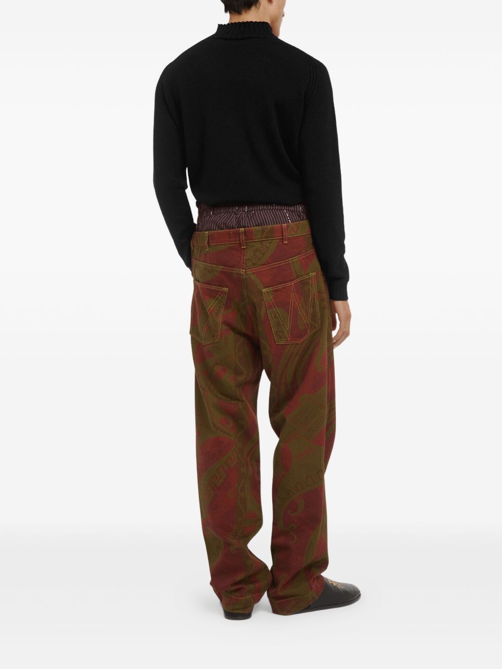 Orb-embroidered jumper