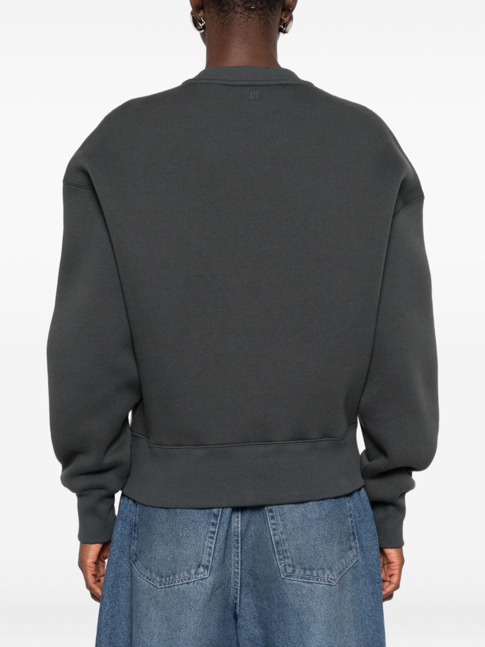 logo-embossed sweatshirt