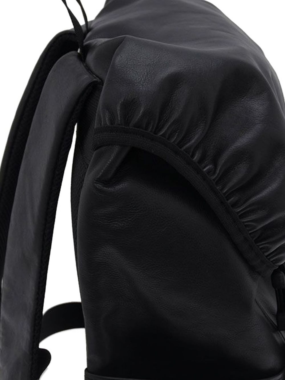 leather drawstring backpack