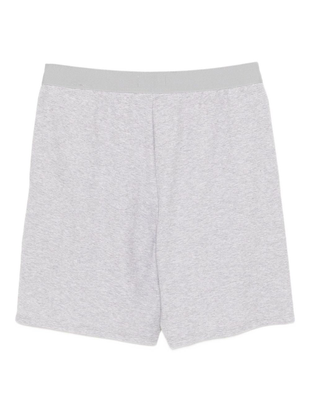 logo-embroidered shorts