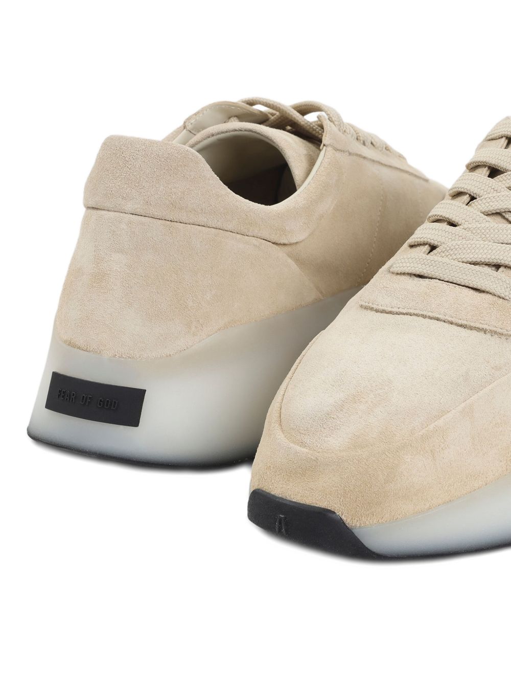 suede lace-up sneakers