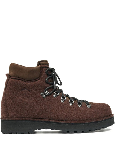 x Diemme Felt Lace-Up Boots