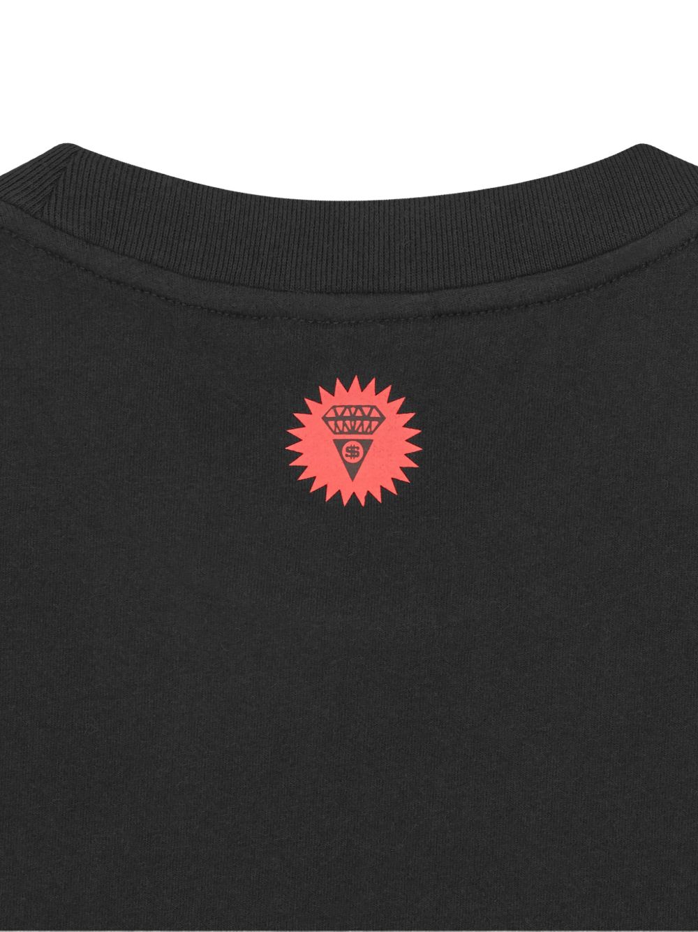 running dog graphic T-shirt