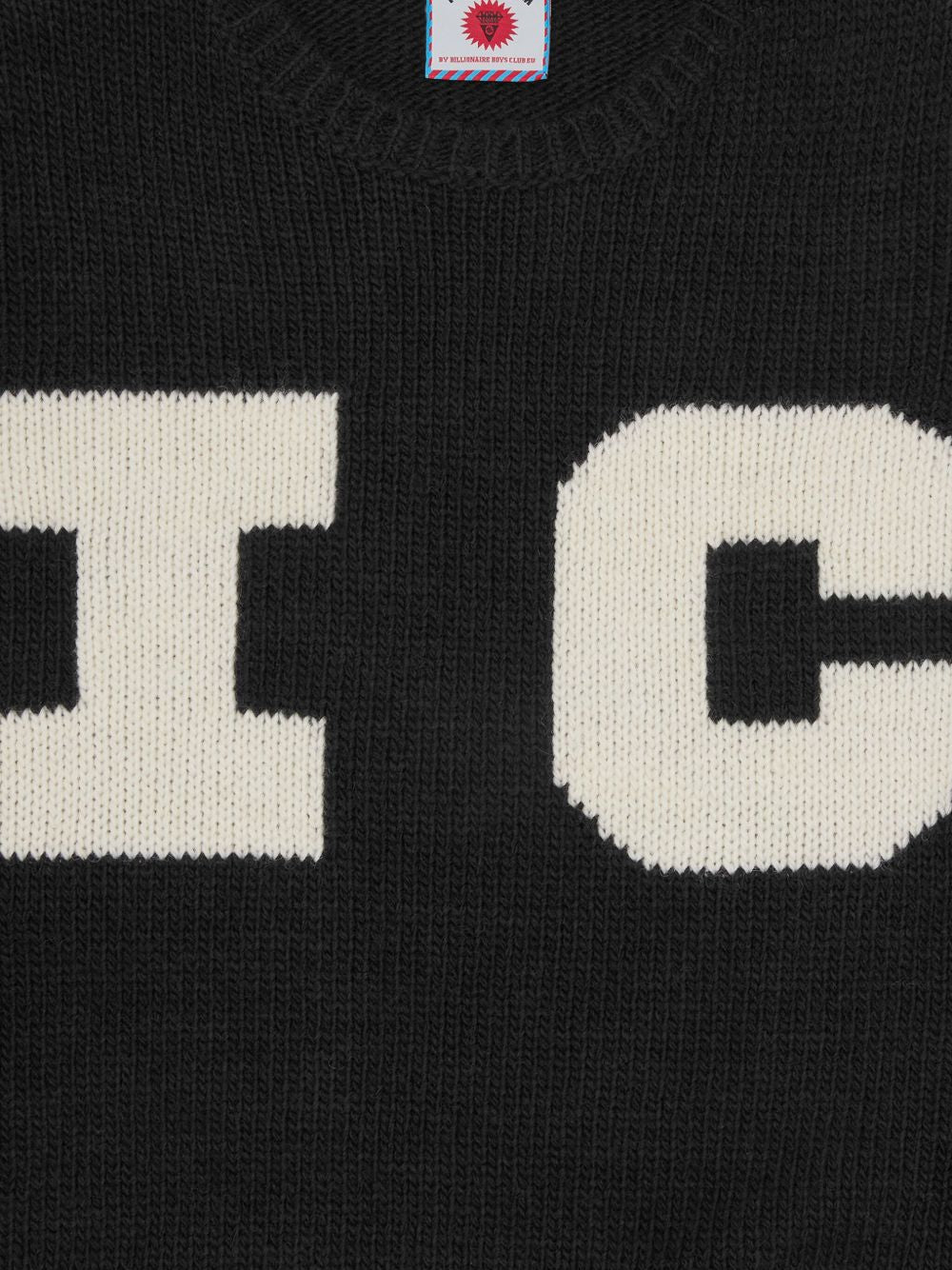 graphic intarsia sweatshirt