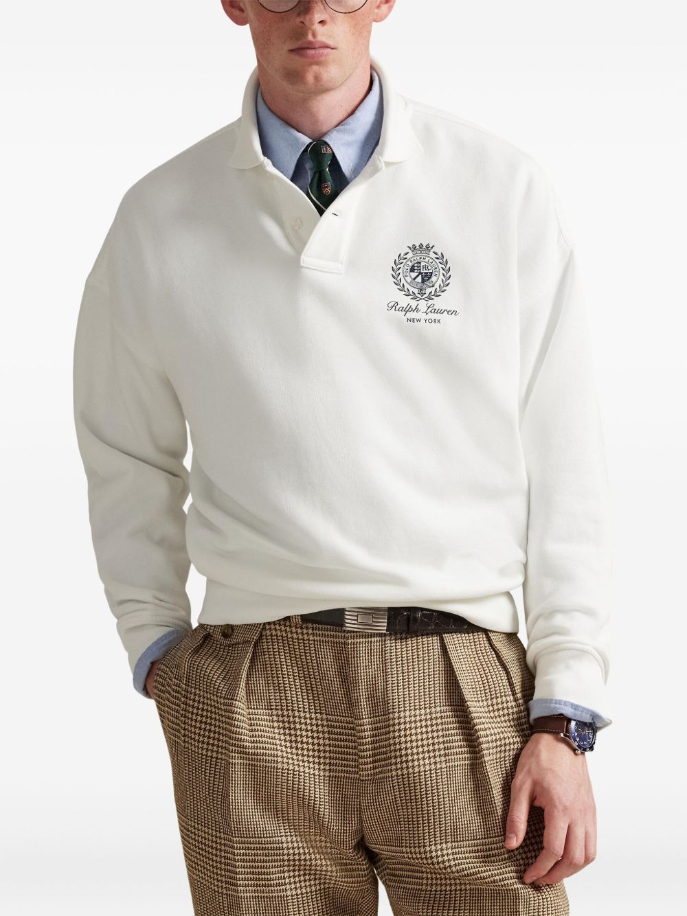 graphic polo shirt