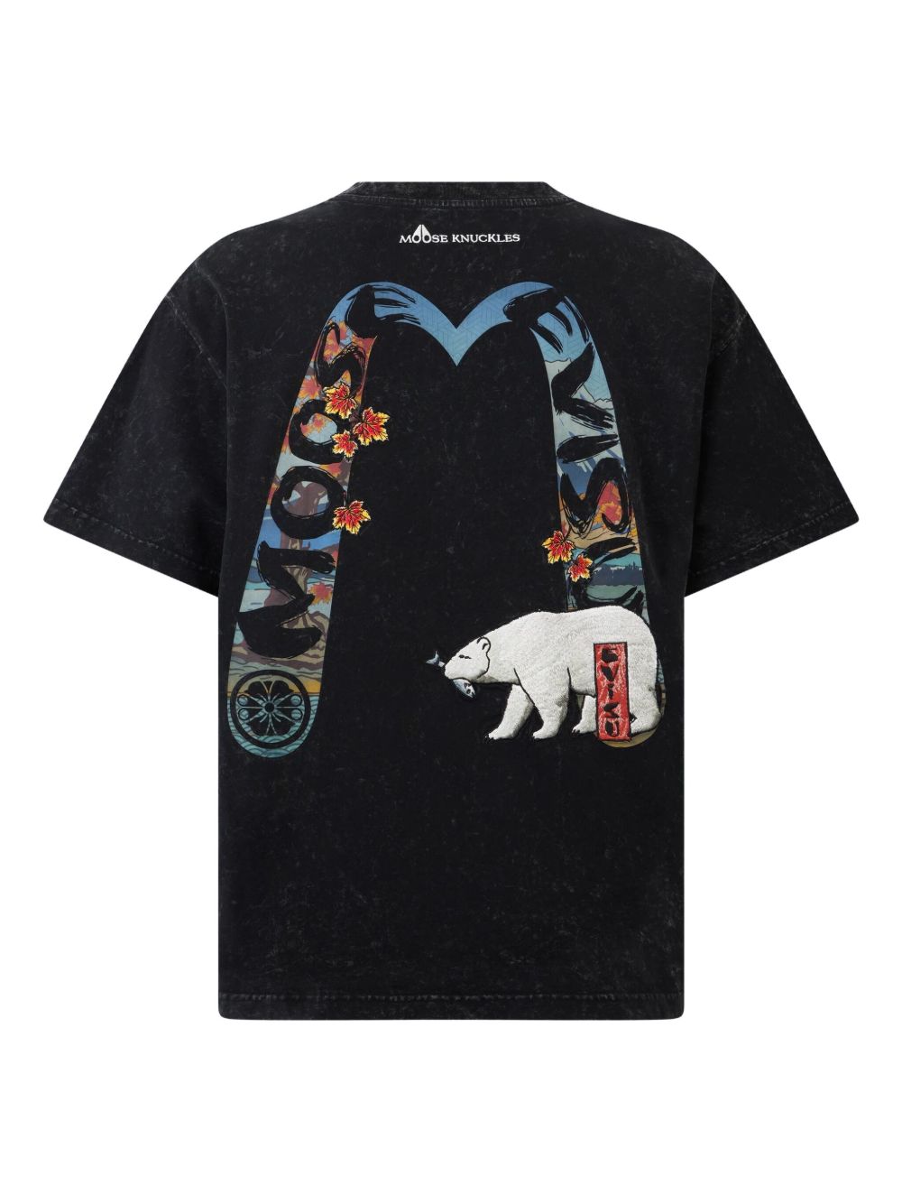 x Evisu embroidered-detail T-shirt