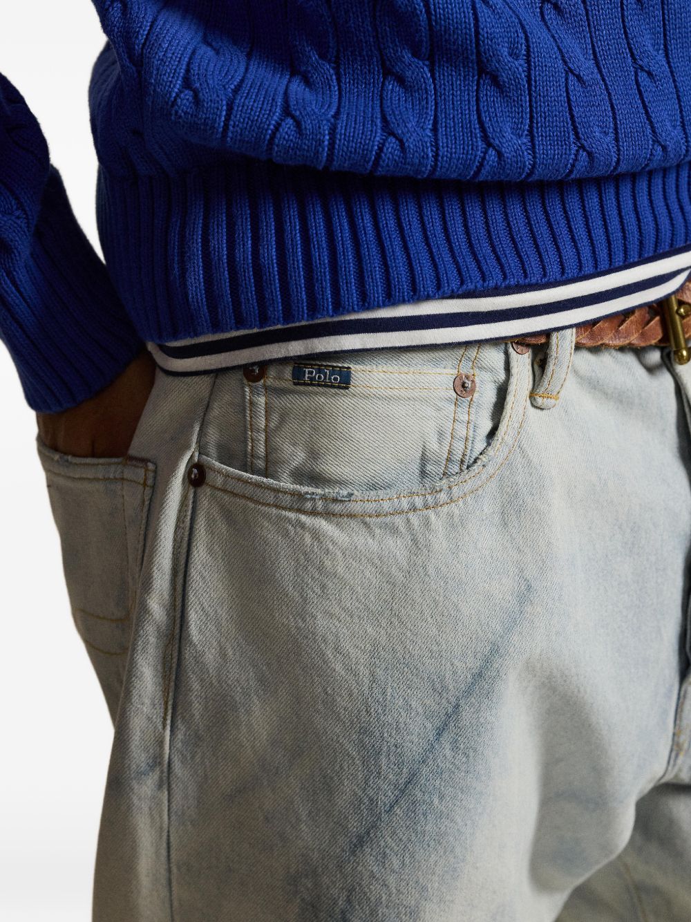 distressed jeans