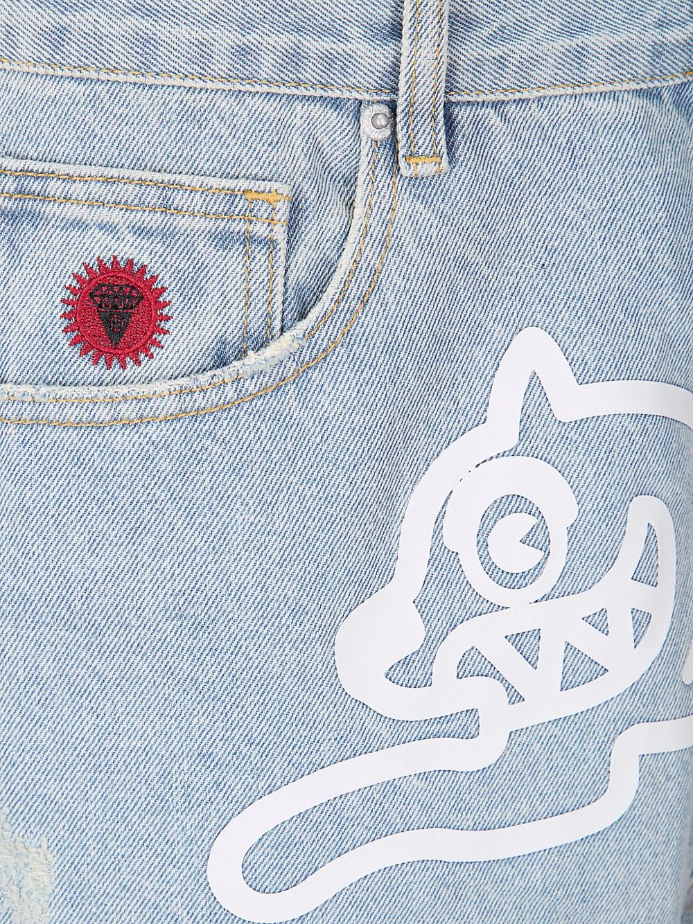 Running Dog denim shorts