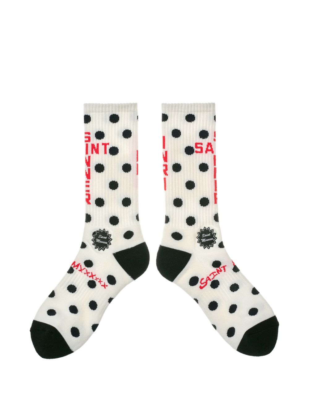 polka-dot socks