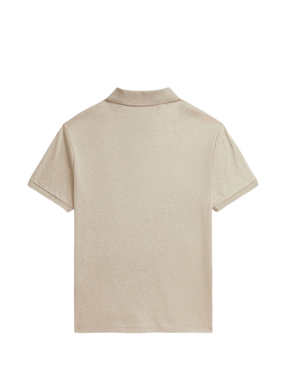 heather logo polo shirt