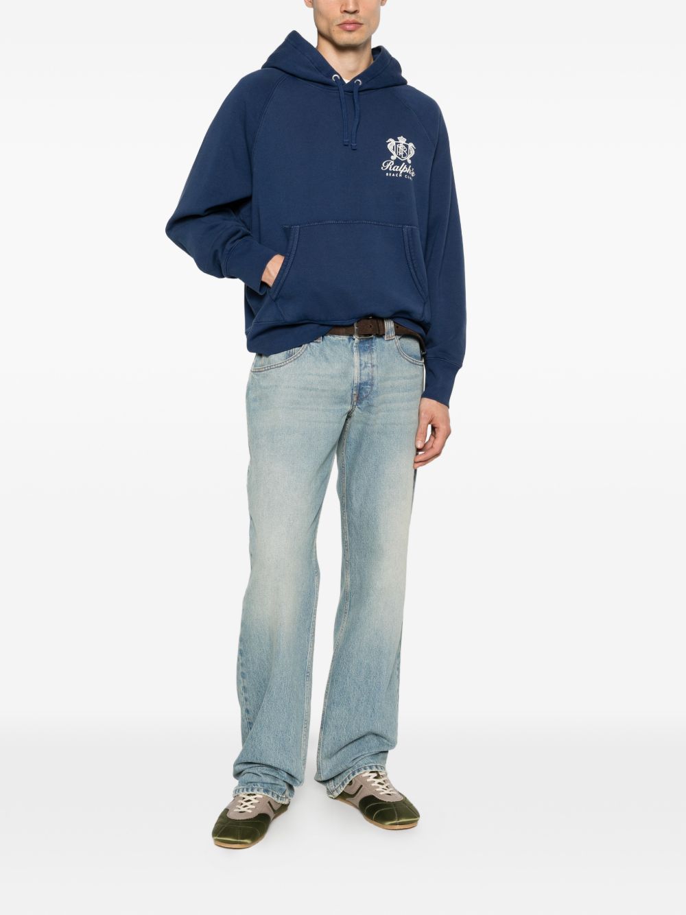 logo hooded sweater