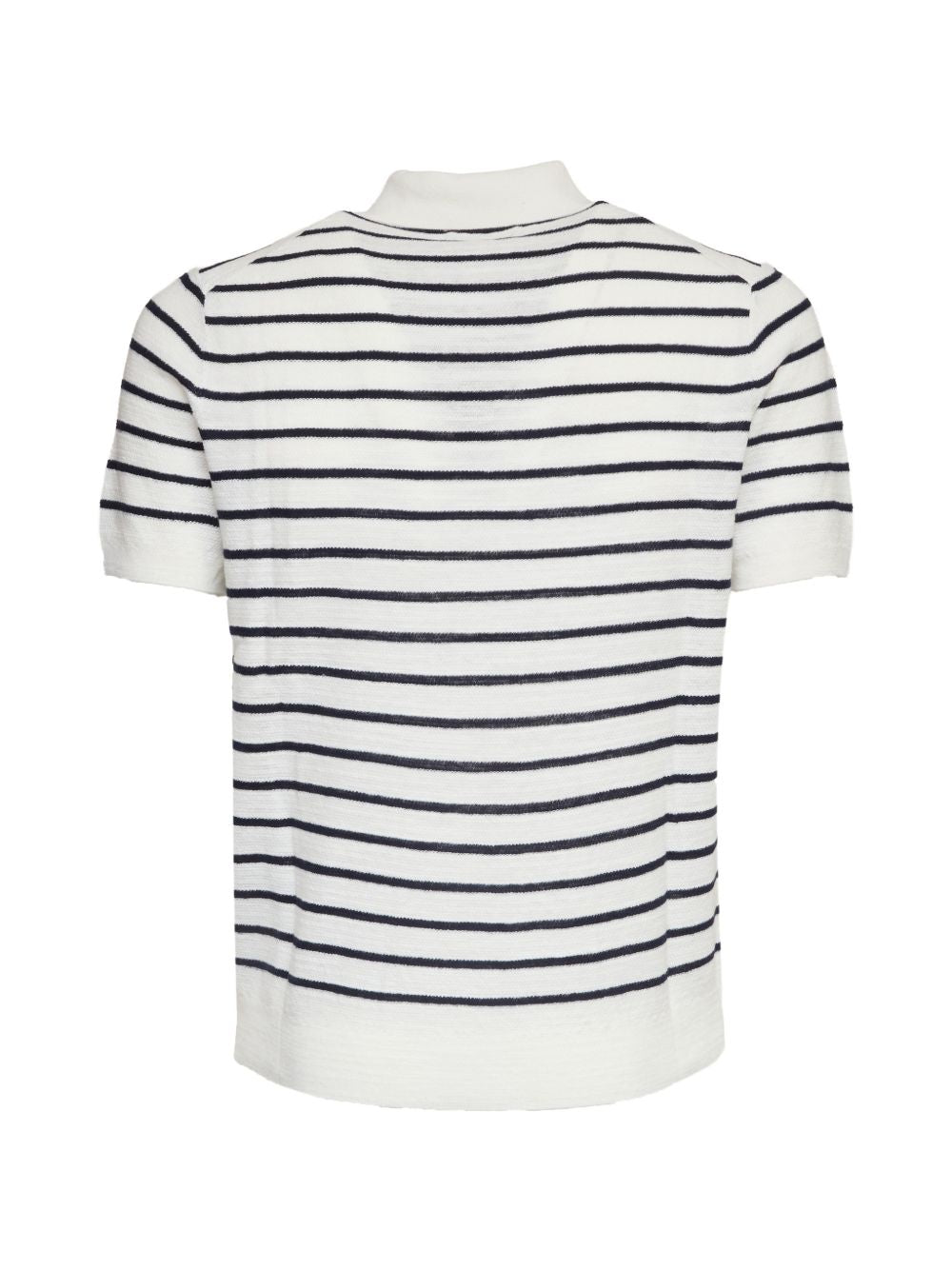 striped polo shirt