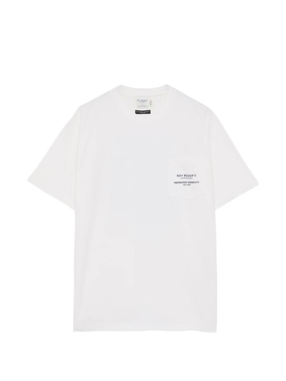 logo-print pocket T-shirt