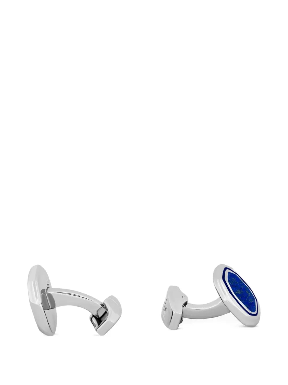 Octagonal Lapis-Inlay Cufflinks