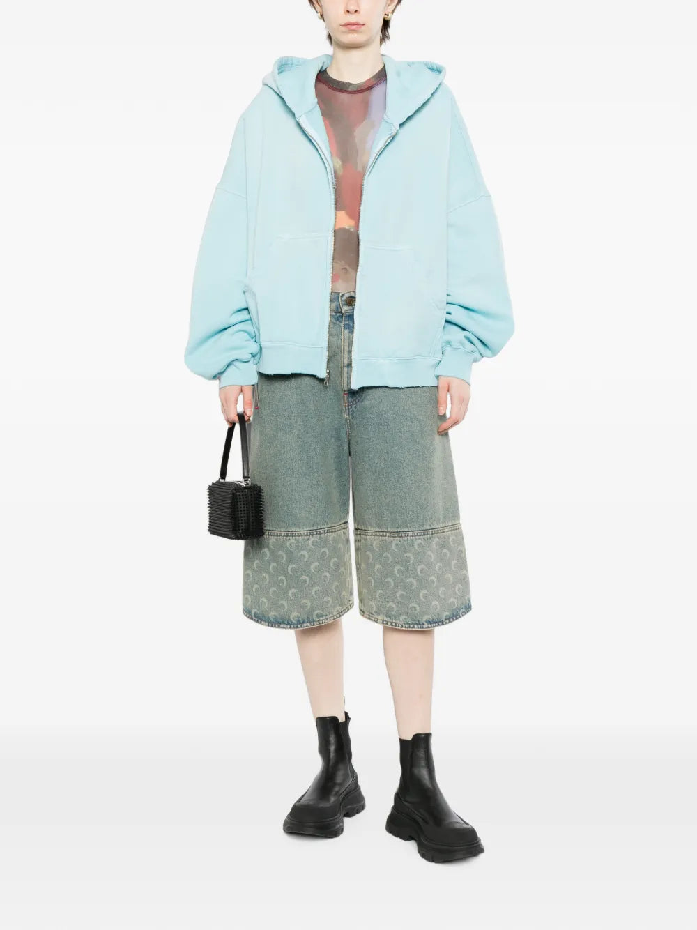 zip-up hoodie