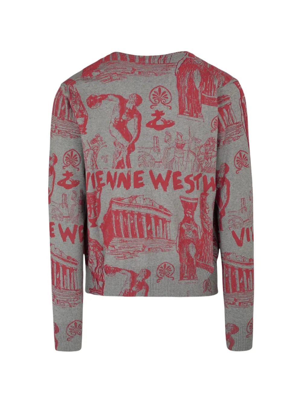 Julian Orb-embroidery V-neck sweater