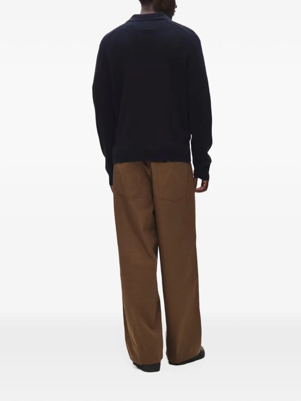 WWTay logo-patch zip-up cardigan
