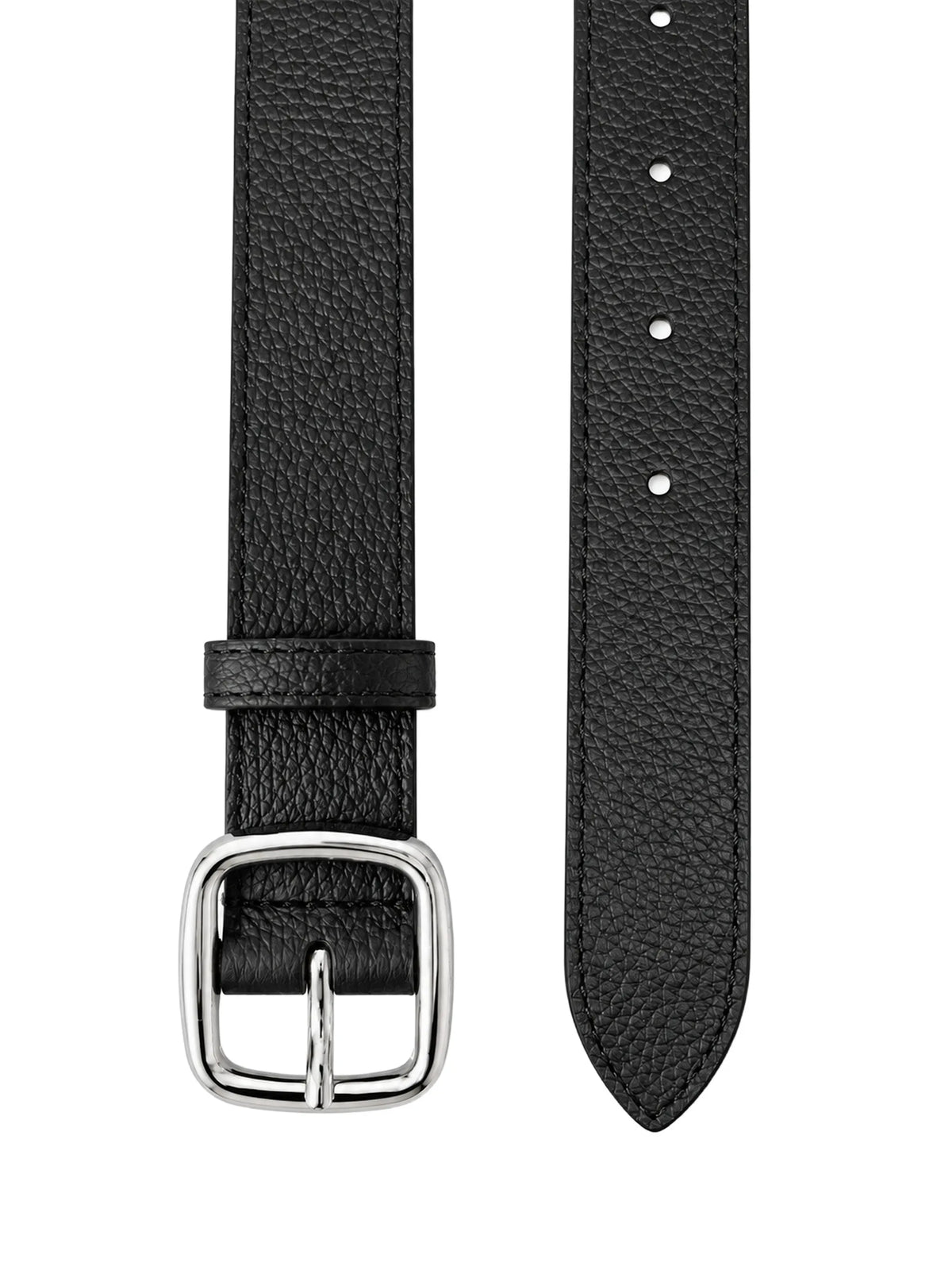 Grained Leather Belt