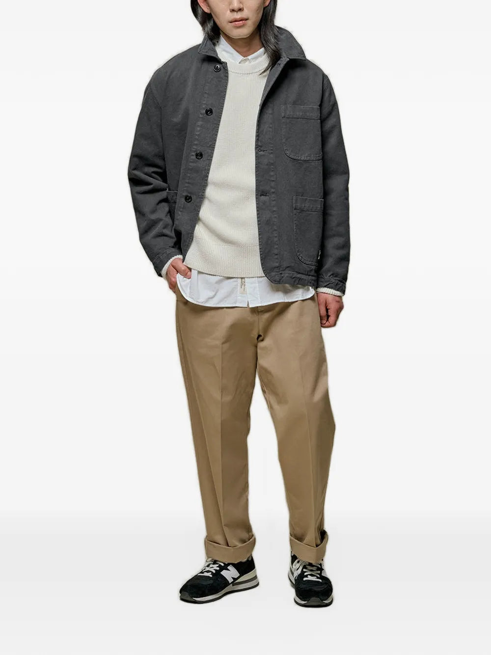 patch-pocket shirt jacket